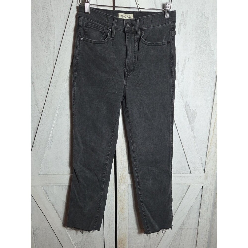 Madewell Black Stovepipe Jeans Size 25